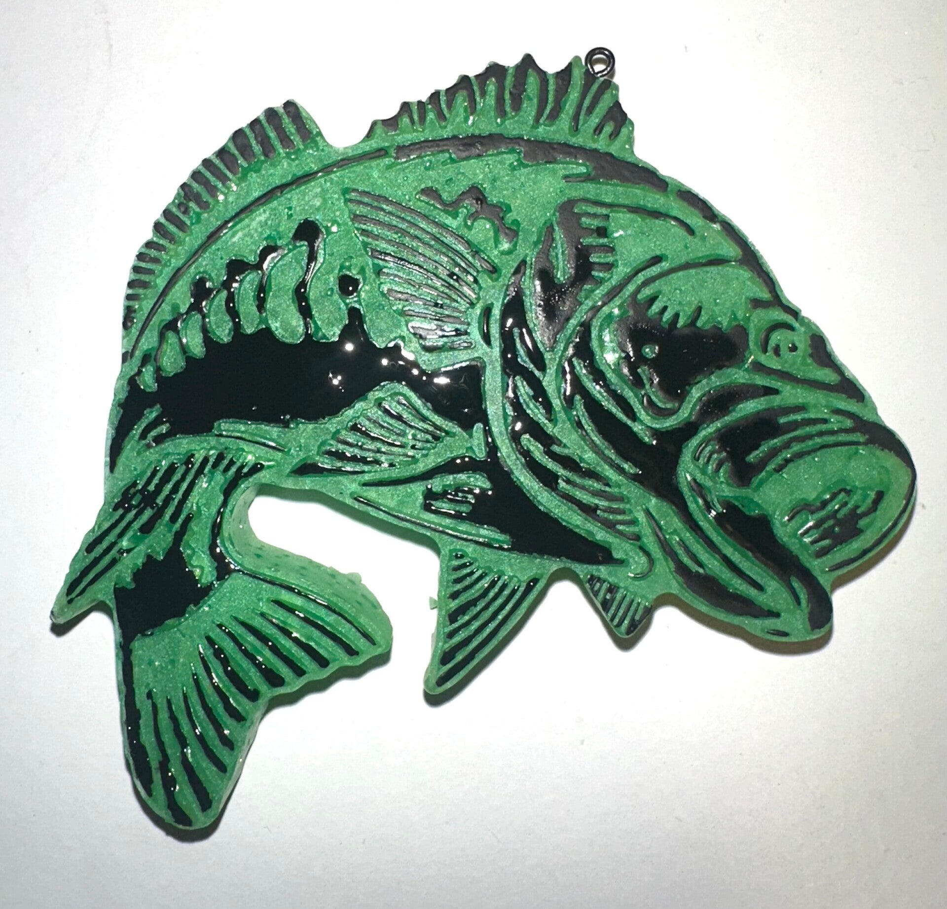 Bass Fish- Mahogany Teakwood