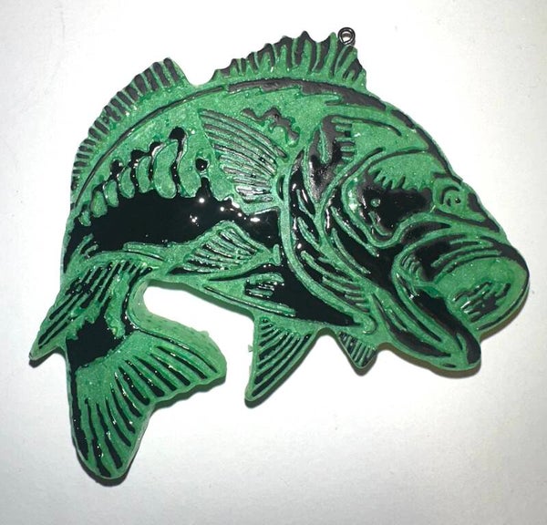 Bass Fish- Mahogany Teakwood