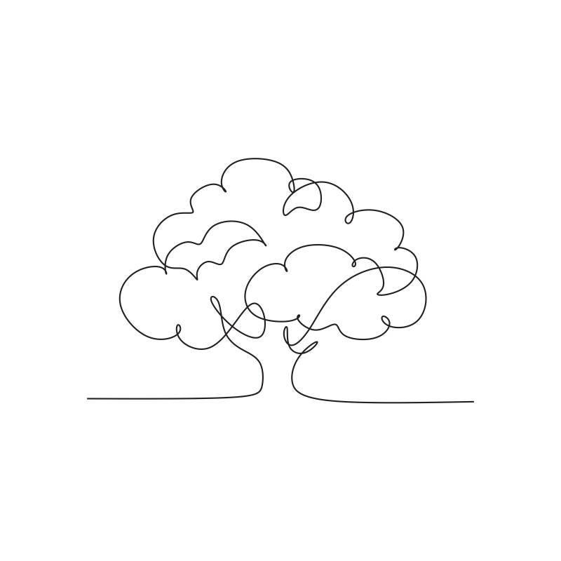 Boomschijf boom natuur bloemen rouwstuk 