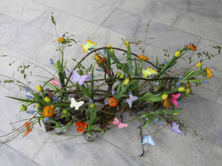 Natuurkleur ~ Stuk Takken Vlinders en Vaasjes