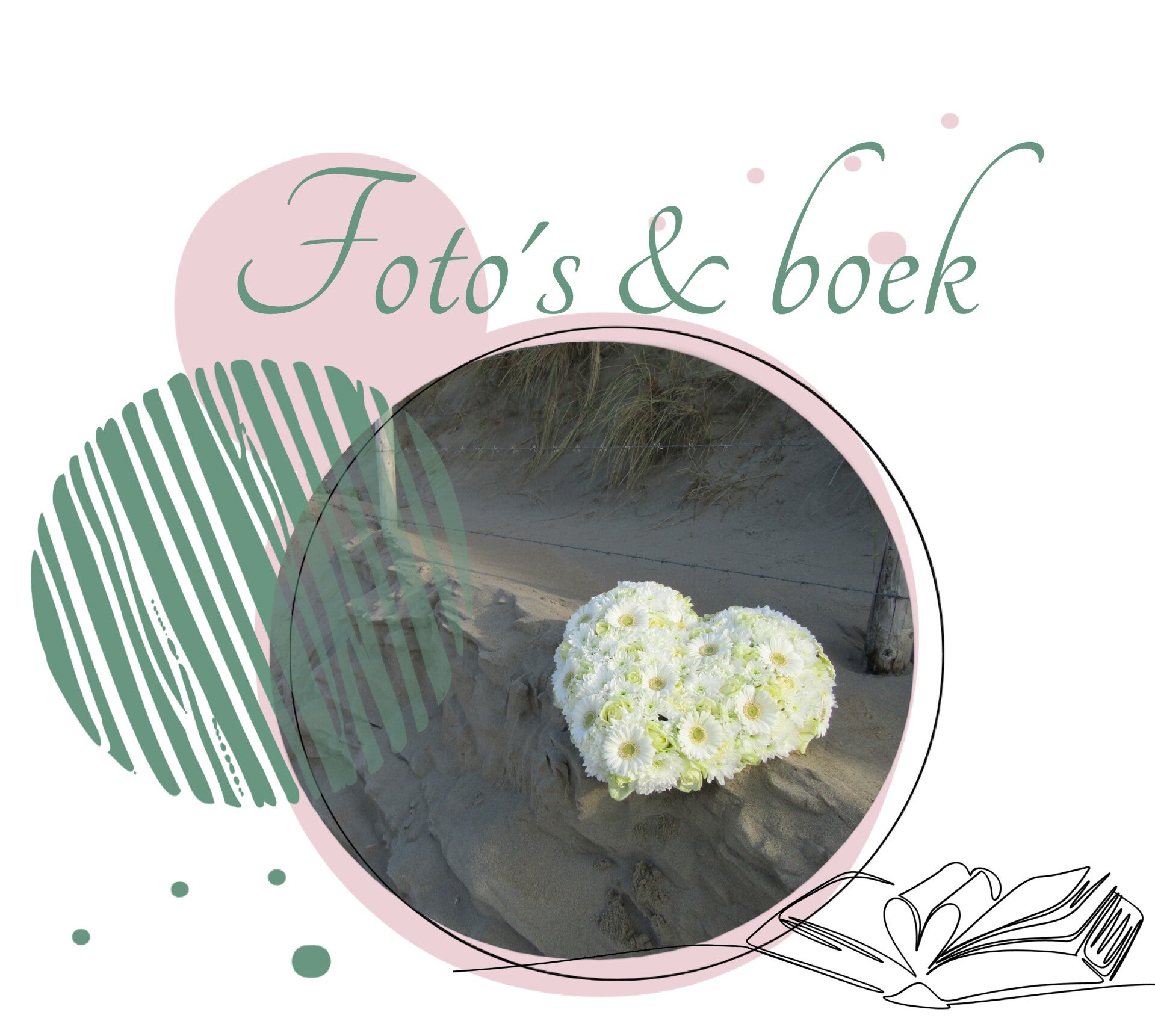 Fotoalbum rouwbloemen