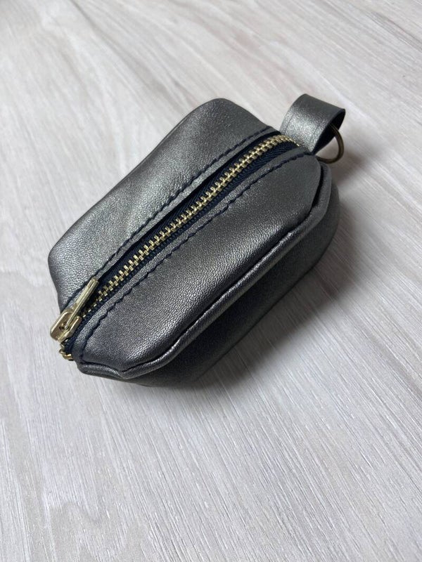 Porte-monnaie zippé "Grain de café"