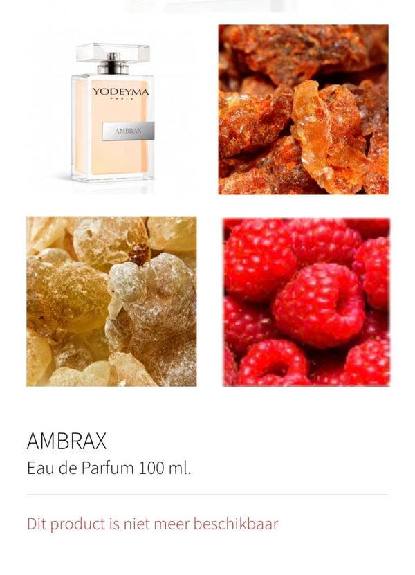 AMBRAX 100ml NICHE COLLECTIE