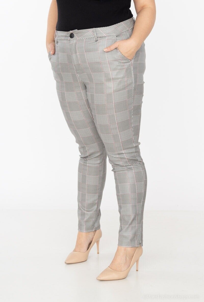 Dames broek Leder look