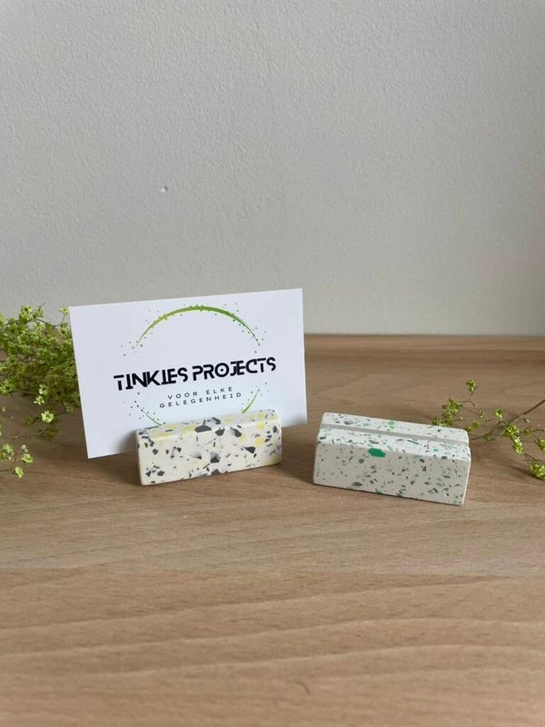 Kaart-/Fotohouder balk Terrazzo