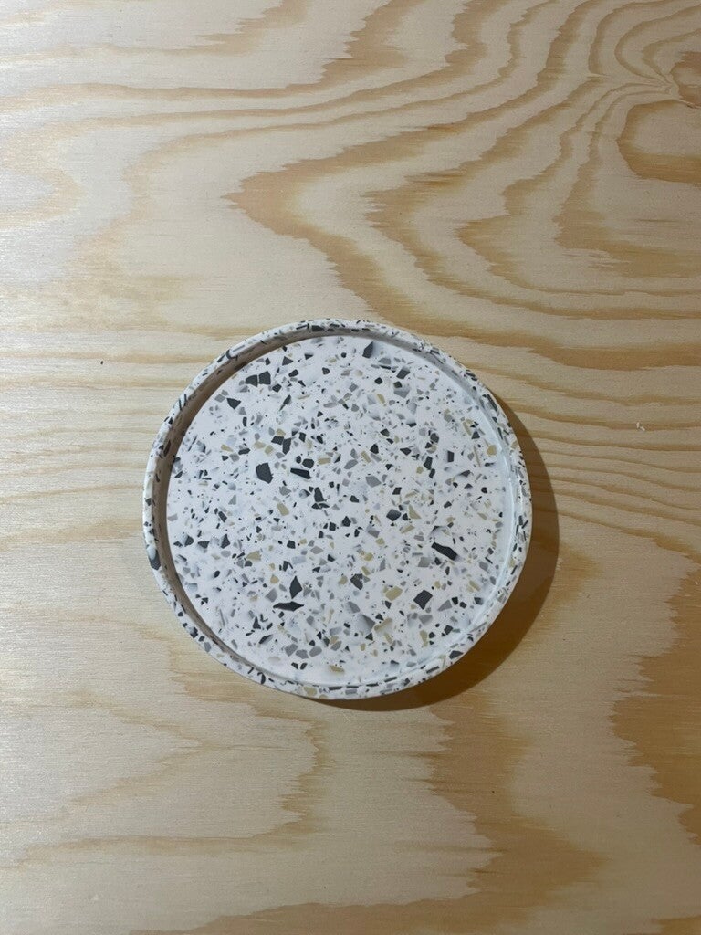 Onderzetters rond/hexagon Terrazzo