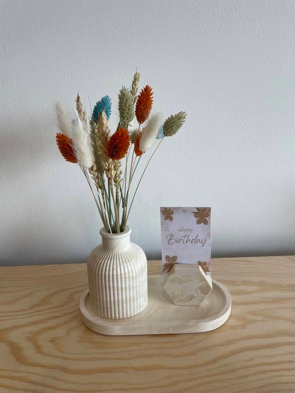 Vaasje voor droogbloemen Swirl