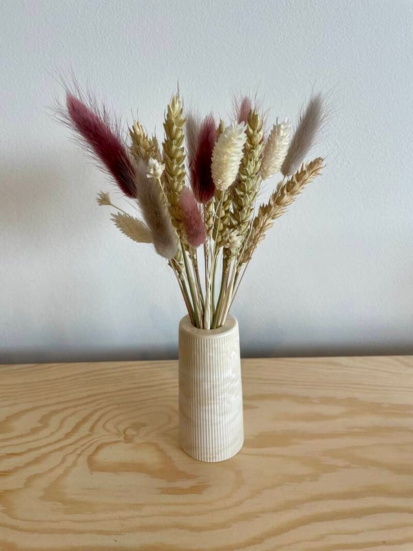 Vaasje droogbloemen