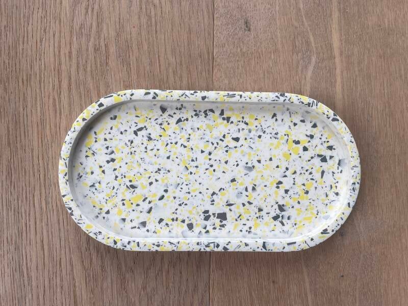 schaa ovaal terrazzo bijtje