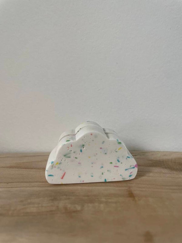 Kaart-/Fotohouder wolkje Terrazzo
