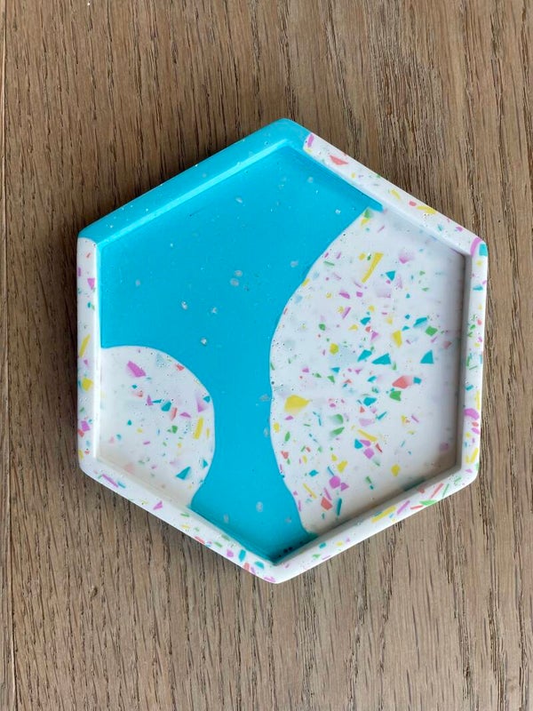 Combi-onderzetters rond/hexagon