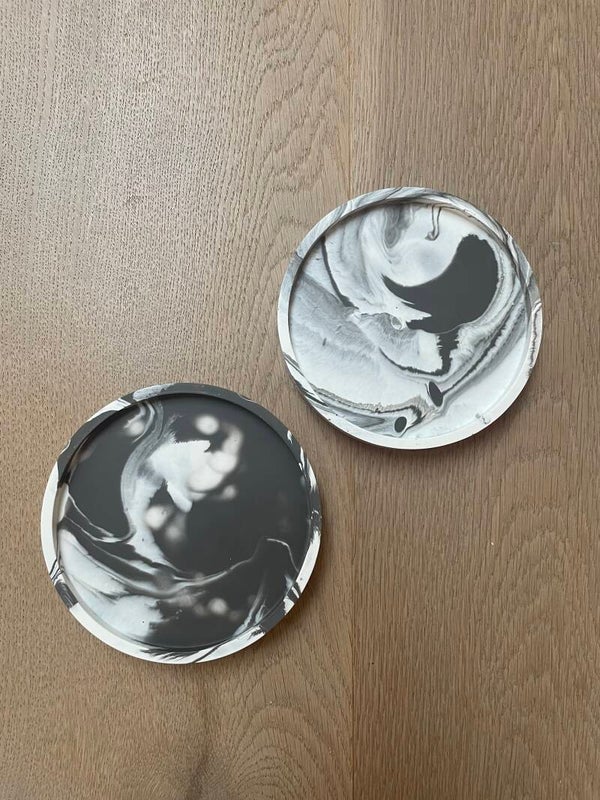 Onderzetters rond/hexagon/vierkant Swirl