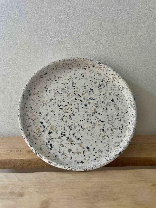 Schaal rond (dia 17 cm) Terrazzo