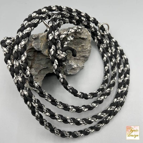 Hundeleine aus Paracord * SOFORTKAUF #14 * für kleine Hunde und Katzen * personalisierbar *