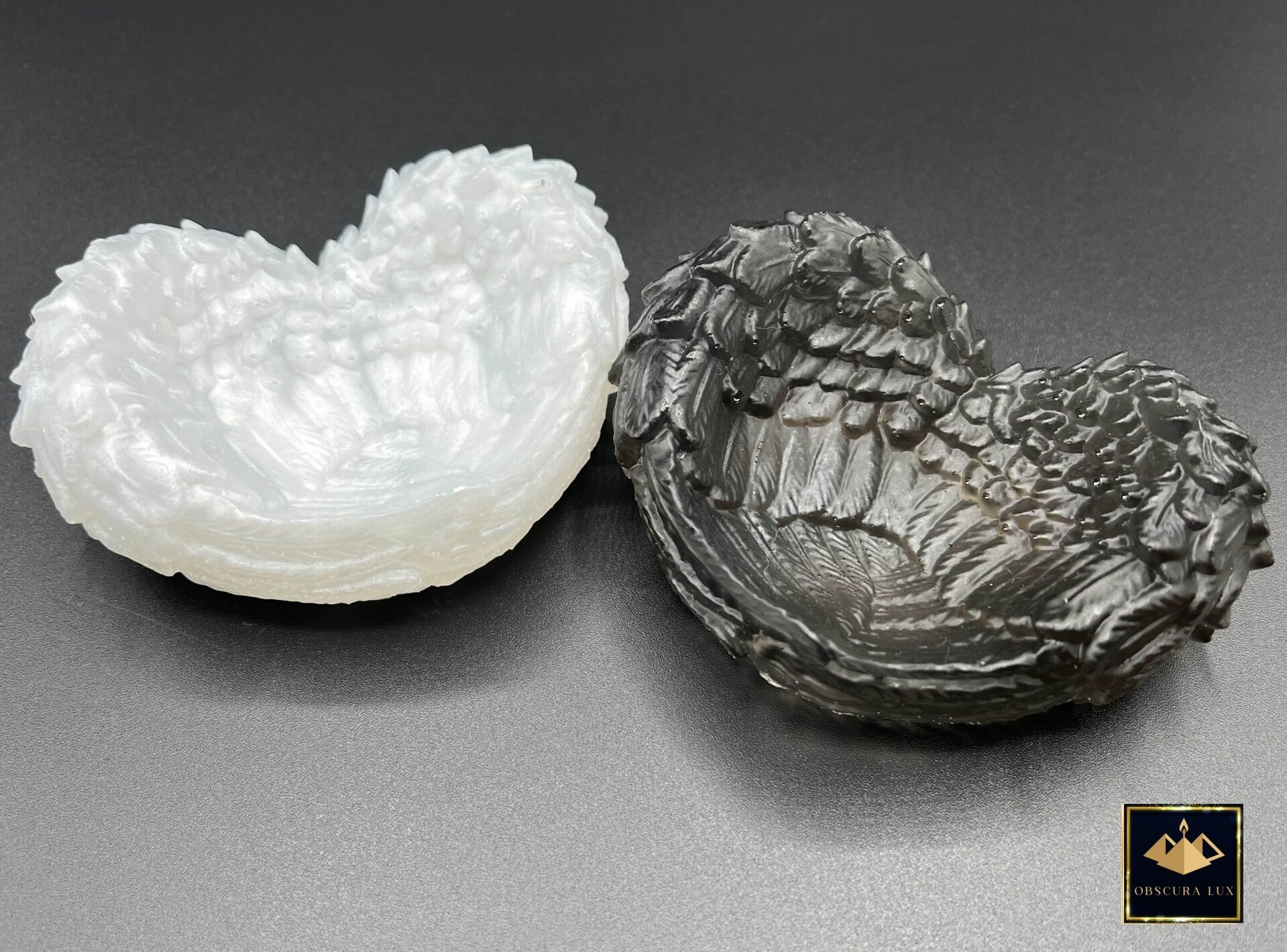 Handgefertigte Engelsflügel-Schale aus Resin – Dein himmlisches Unikat