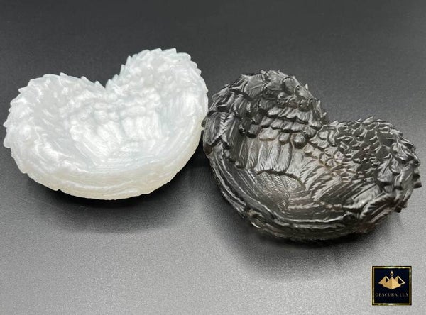 Handgefertigte Engelsflügel-Schale aus Resin – Dein himmlisches Unikat