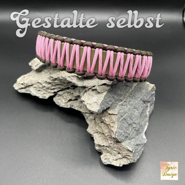 Biothane-Halsband mit Paracord * verstellbar * individuelle Maßanfertigung * Personalisiert * Unikate * selbst zusammenstellen