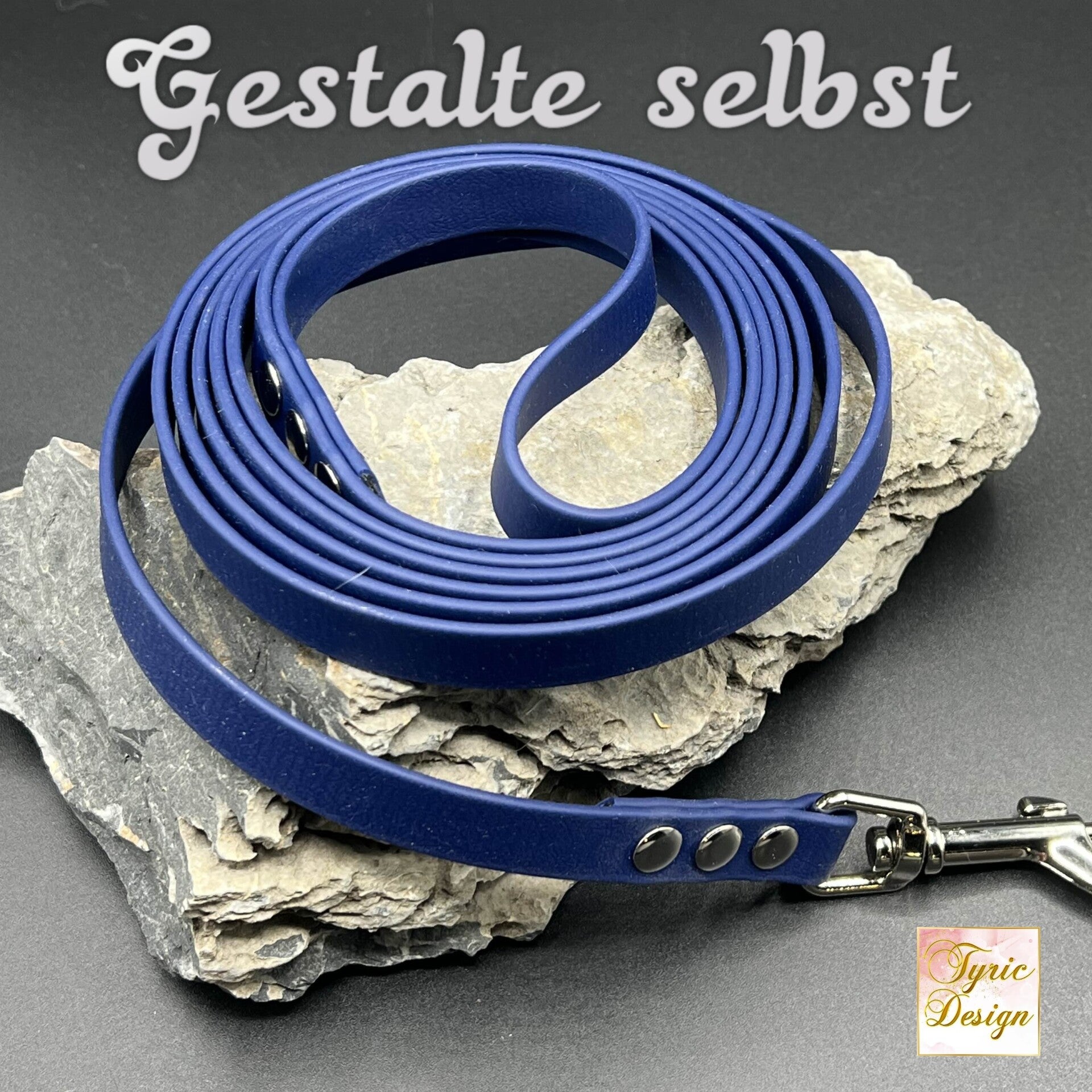 Biothane-Leine mit Handschlaufe (auch für Katzen geeignet) * 13mm breit * 26 Farben * 5 verschiedene Beschläge * Individuelle Unikate