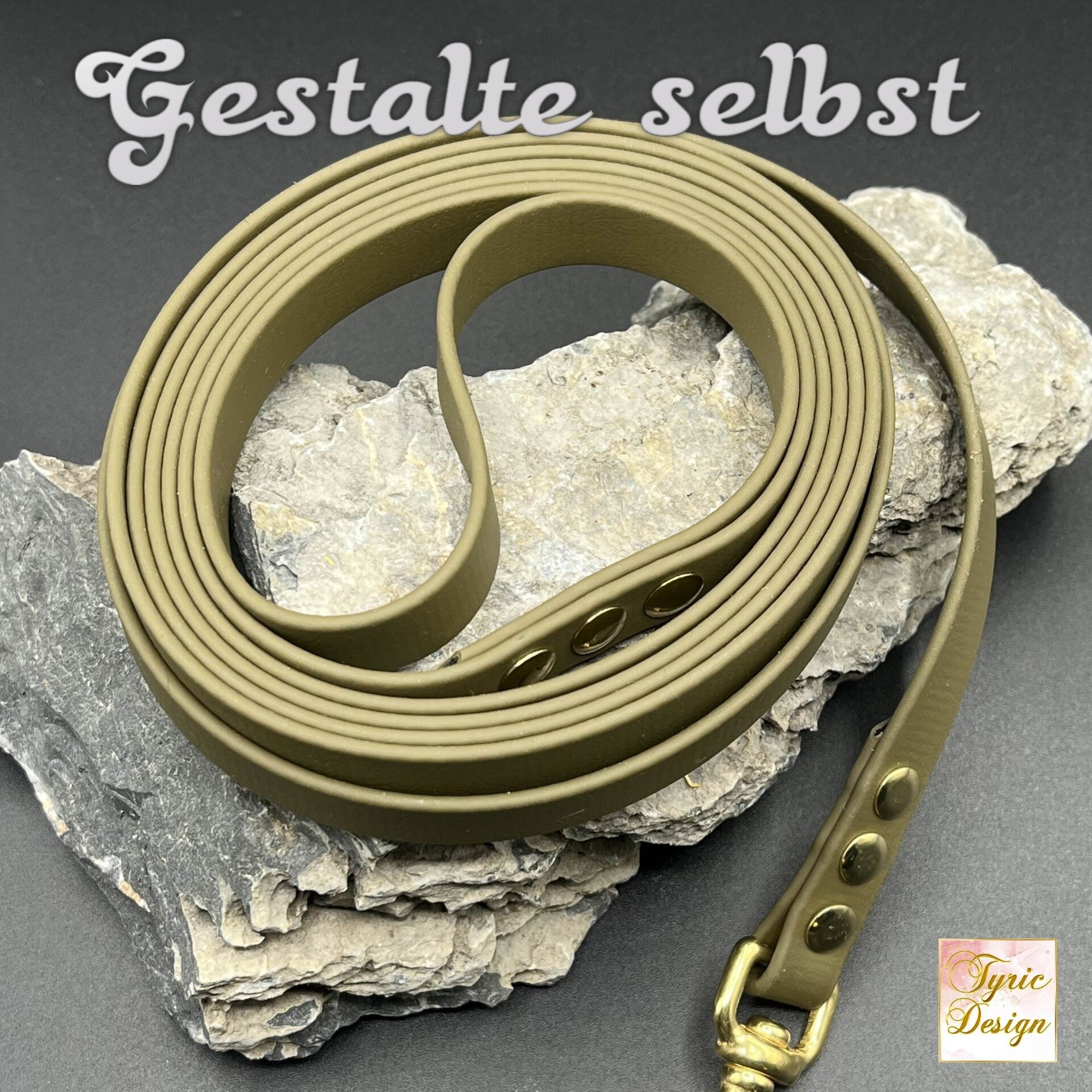 Biothane-Leine mit Handschlaufe * 16mm breit * 26 Farben * 5 verschiedene Beschläge * Individuelle Unikate