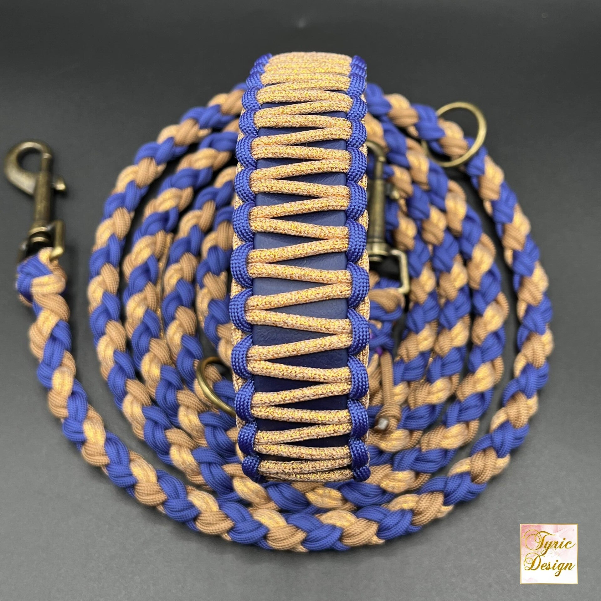 Magic Animals Collection THE EAGLE Biothane-Halsband mit Paracord * verstellbar * individuelle Maßanfertigung *