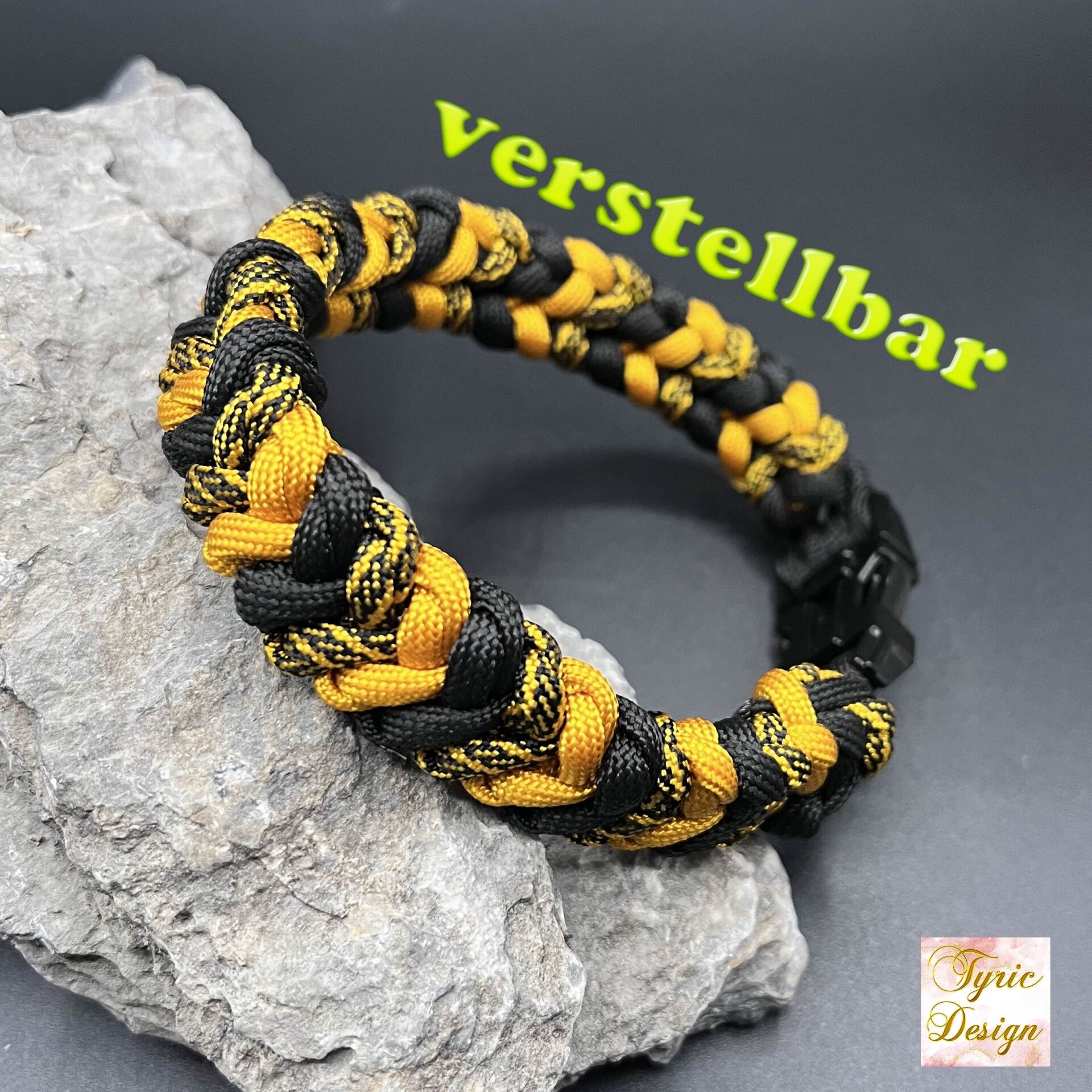 Paracord-Halsband "Juno" - für kleine Hunde! - VERSTELLBAR - selbst zusammenstellen - Maßanfertigung - Unikat!