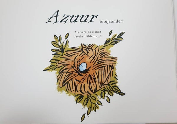 Kamishibaiprenten Azuur is bijzonder