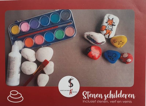 Knutselpakket stenen beschilderen