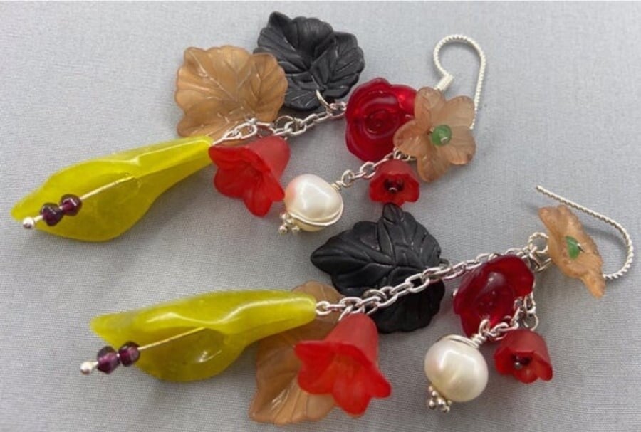 Autumn Garden Harvest Earrings