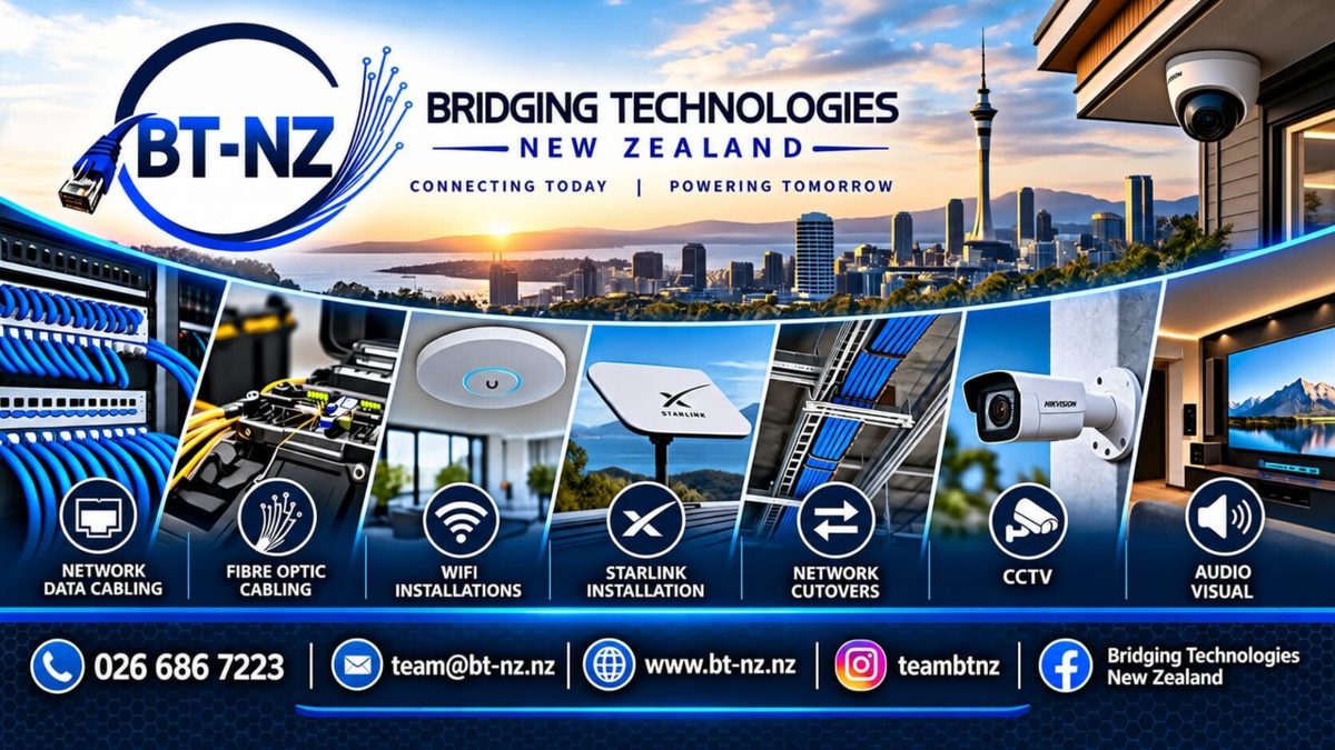 Local Network Ip Access BT-NZ | Network, Fibre & Wi-Fi Installation NZ