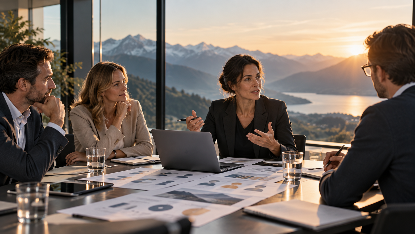 Manager attento ad ascoltare durante sessone mentoring. Crescita, relazione, fiducia.