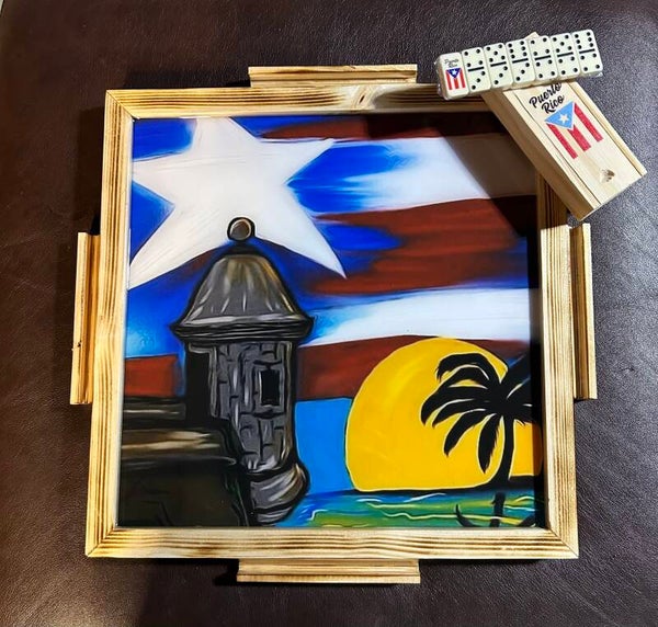 Mini mesa de domino/ mini domino table