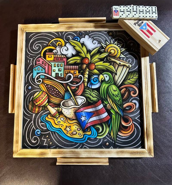 Mini mesa de domino/ mini domino table