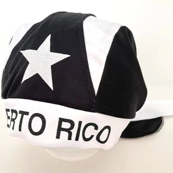 Pañuelo de amarre deportivo bandera negra/durag