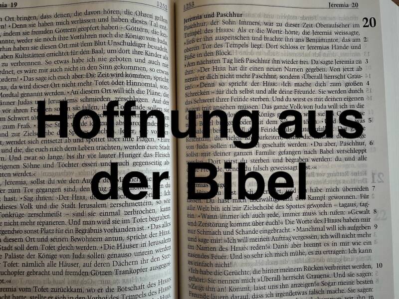 Gott sieht was, was wir nicht sehen können