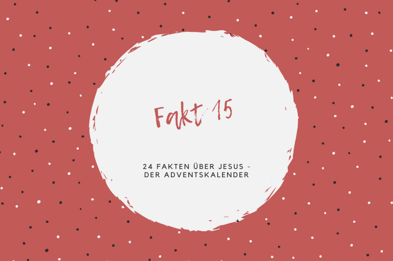 Jesus betete seinen Vater an