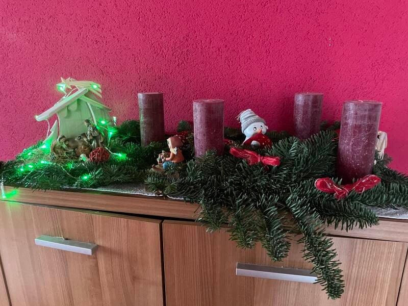 Adventstisch Deko