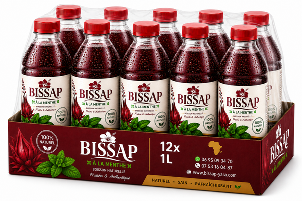 le pack familial de bissap 1L x 12