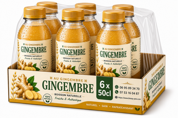 Gingembre Pack familial 50cl X 6