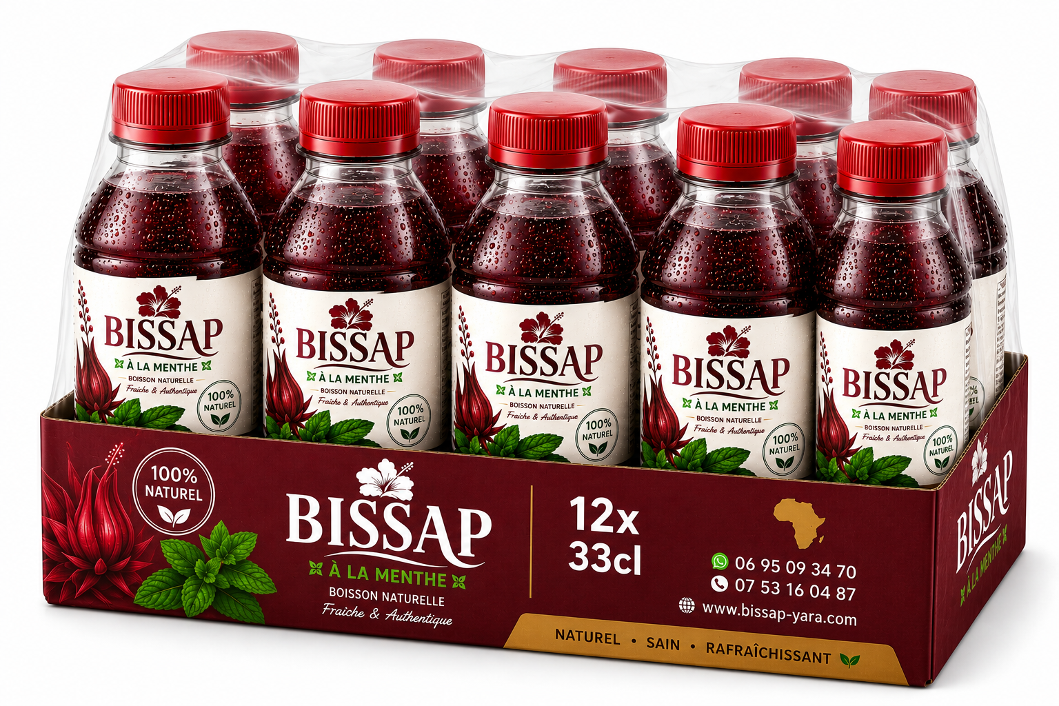 le pack familial Bissap 33cl x12