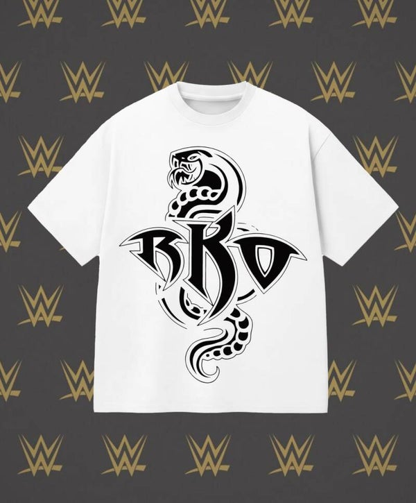 Playera Oversize blanca Randy Orton RKO