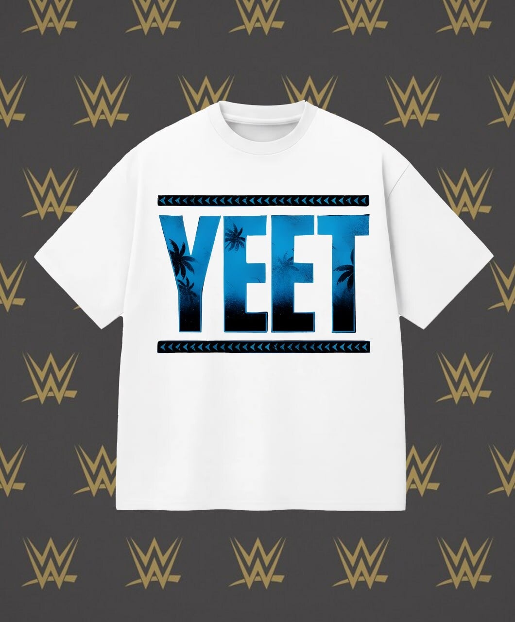 Playera blanca Oversize Yeet