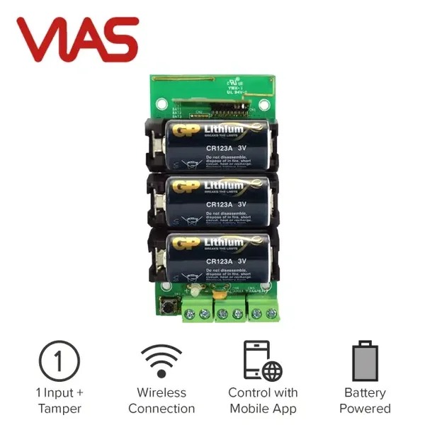 Émetteur sans fil pour détecteurs tiers VIAS
