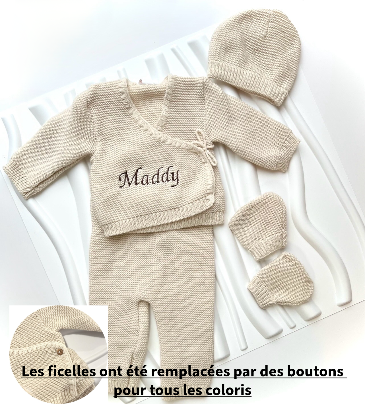 Ensemble 4 pièces maille