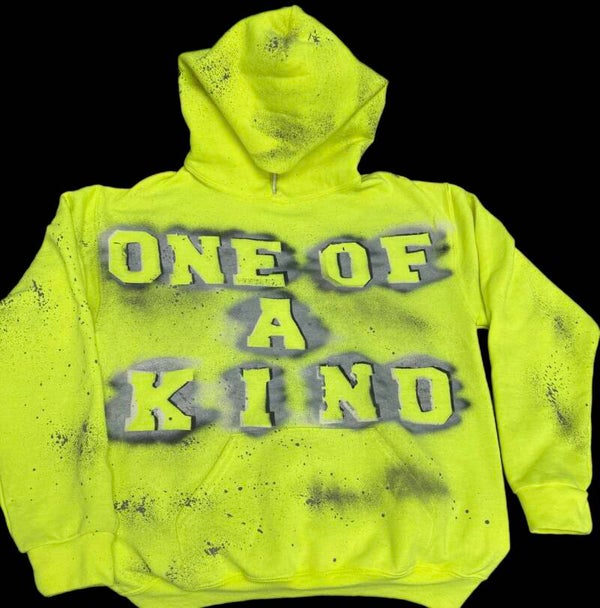 One Of A Kind Apparel Neon Green Hoodie