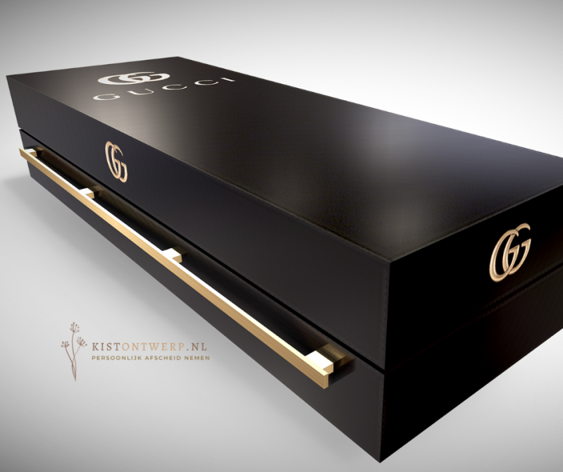 Gucci uitvaartkist
