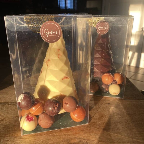 Kerstboom met kerstballen