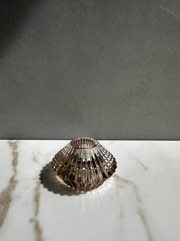 Waxinelichthouder/kandelaar Roos