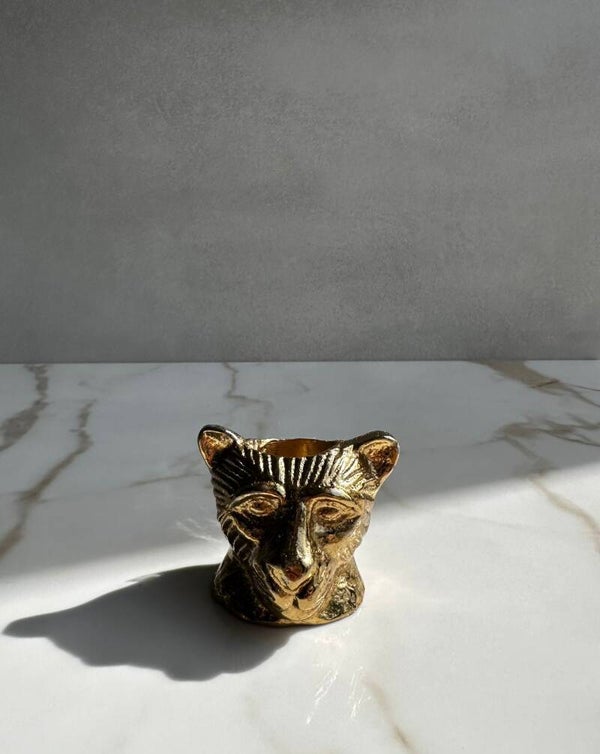 Kandelaar panterhoofd