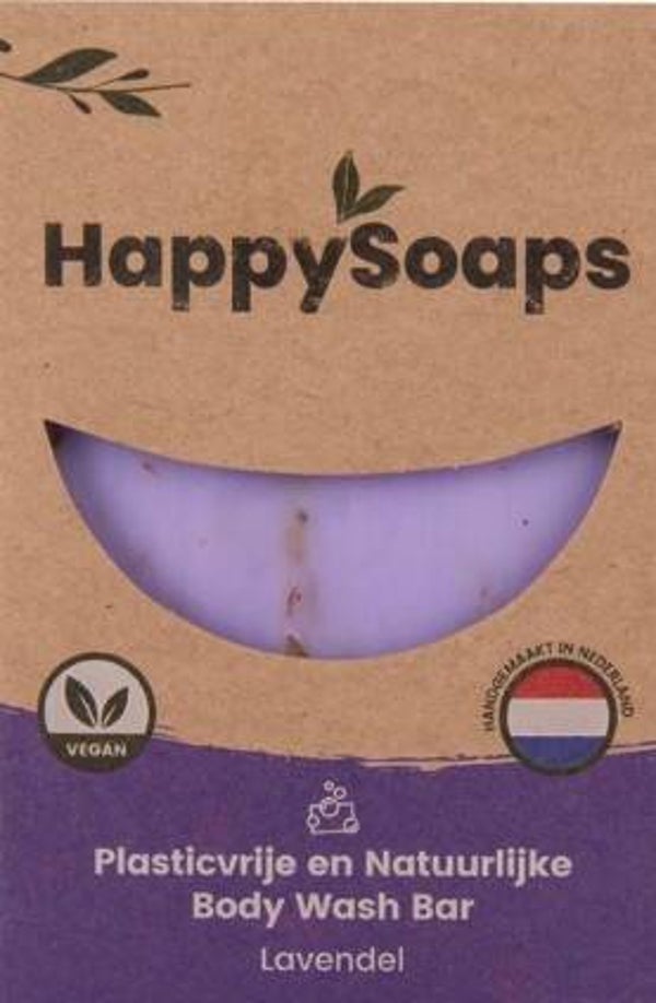 Happy Soaps Body wash bar - Lavendel