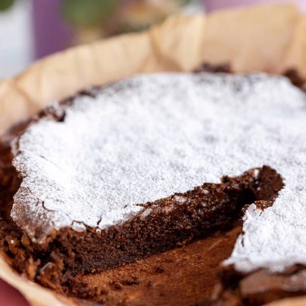 Smeuïge chocoladetaart (glutenvrij)